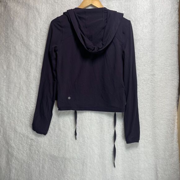 Lululemon Ready To Rulu Wrap Hoodie Purple #W4AOKS Athletic Size 2 - Picture 4 of 10